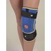 Бандаж на колінний суглоб з ребрами жорсткості та 2 шарнірами неопреновий Алком 4022 р.1 синьо-чорний Фото 2