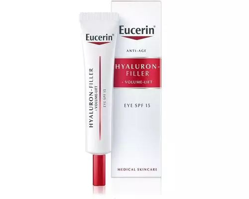 Крем Eucerin Hyaluron Filler Volume Lift Eye Cream антивіковий для відновлення контуру навколо очей SPF15+ 15 мл (89766)