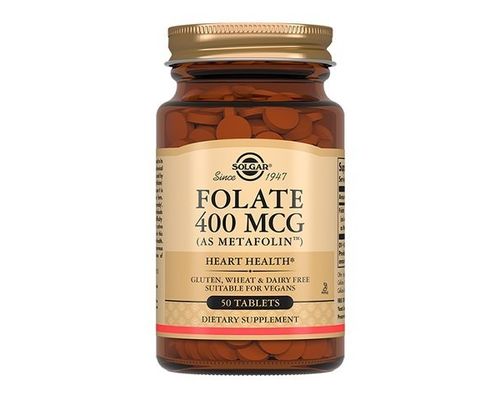 Вітаміни Solgar Folate загальнозміцнюючі №50 (5324927)