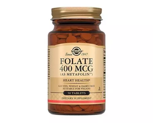 Вітаміни Solgar Folate загальнозміцнюючі №50 (5324927)