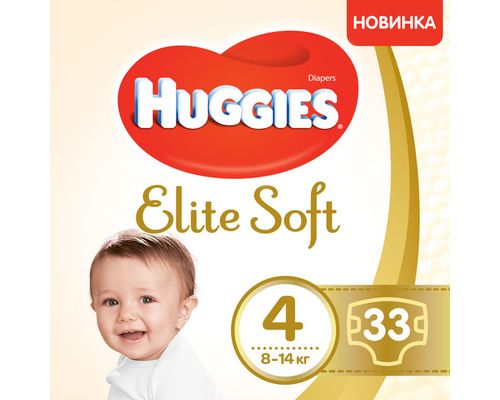 Підгузники Huggies Elite Soft (8-14 кг) р.4 №33
