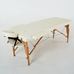 Масажний стіл RelaxLine Lagune, дерев`яна основа, світло-бежевий Фото 2