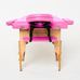 Масажний стіл RelaxLine Lagune, дерев`яна основа, рожевий Фото 5