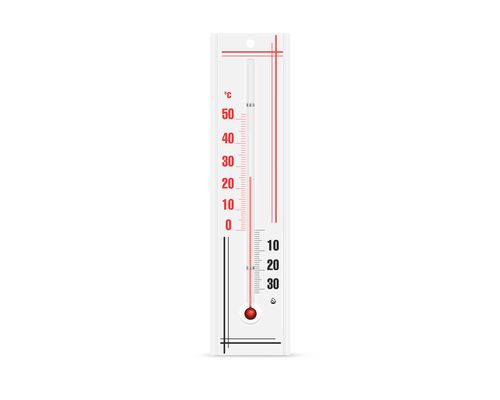 Термометр кімнатний Стеклоприбор Сувенір П-3 Стандарт червоний