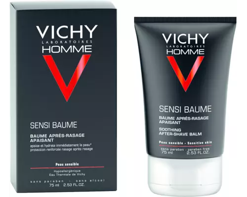 Бальзам Vichy Homme Sensi-Baume After-Shave Balm для чутливої шкіри від подразнень після гоління 75 мл