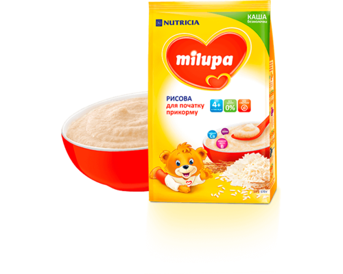 Молочна каша Milupa Рисова 210г