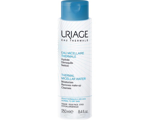 Міцелярна вода для обличчя Uriage Thermal Micellar Water Normal and Dry Skin для нормальної та сухої шкіри 250 мл