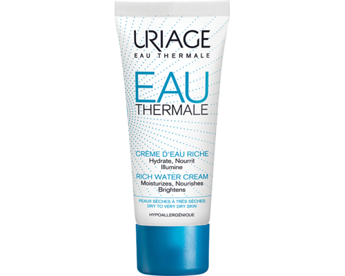 Крем насичений зволожуючий для обличчя Uriage Eau Thermale Rich Water Cream для всіх типів шкіри 40 мл
