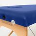 Масажний стіл RelaxLine Lagune, дерев`яна основа, темно-синій Фото 6