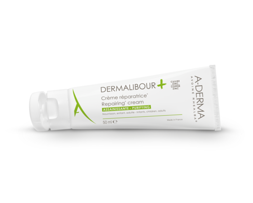 Крем відновлюючий A-Derma Dermalibur+ cream для подразненої шкіри обличчя і тіла 50 мл