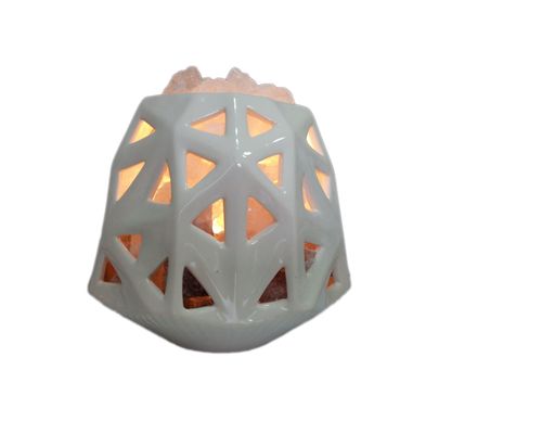 Соляна лампа Орігамі кераміка
