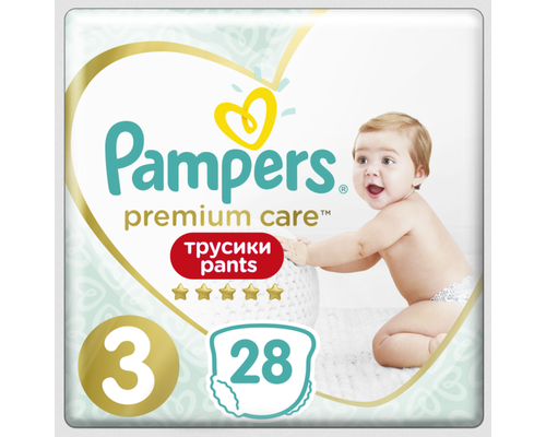 Підгузки-трусики Pampers Premium Care Pants Midi р.3 (6-11 кг) №28