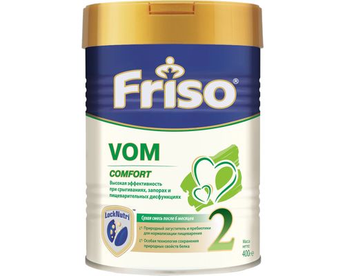 Суміш суха молочна Friso Vom 2 Comfort для дітей від 6 до 12 місяців 400 г