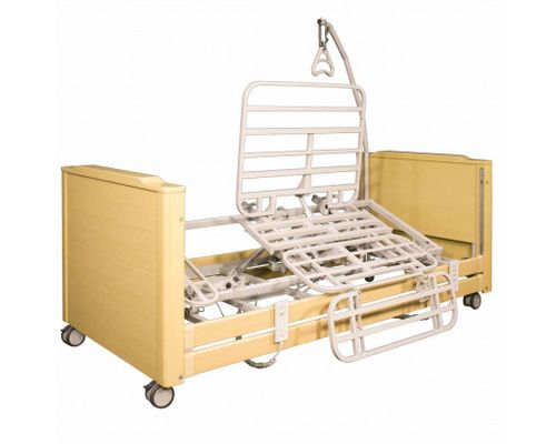 Ліжко медичне функціональне OSD-9000 чотирьохсекційне з електроприводом на колесах, поворотним ложем, з можливістю регулювання по висоті