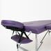Масажний стіл RelaxLine Florence, алюмінієва основа, фіолетовий Фото 3