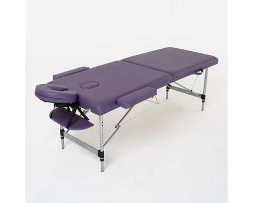 Масажний стіл RelaxLine Florence, алюмінієва основа, фіолетовий